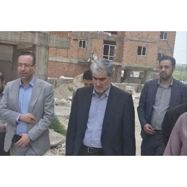 بازدید رئیس هیات‌عامل صندوق ملی مسکن از پروژه ۵۵۲ واحدی سورک مازندران 